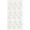 12 Packs: 3 ct. (36 total) Clear Flourish Adhesive Rhinestones by Recollections™